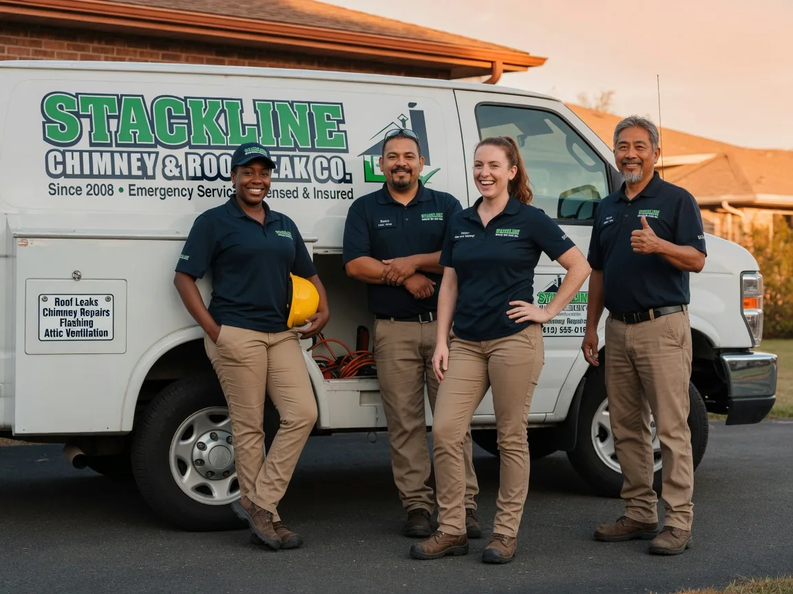 Chimney flashing repair company in Glenwood, WA